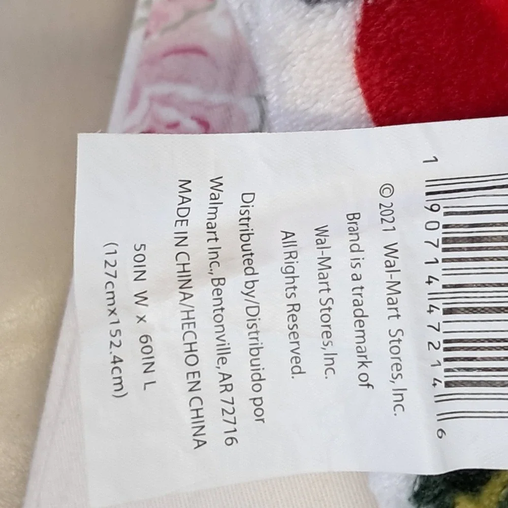 Christmas Truck Tree Red Holiday Plush Soft Fleece Blanket Cozy Warm Throw #3002